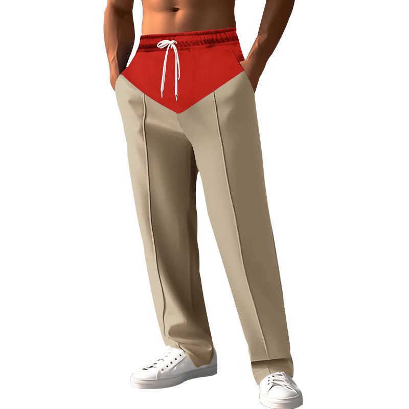 Men's stylish sweatpants with innovative cut and side pockets Skorter