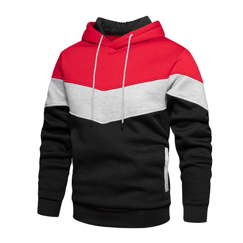 Men's sporty hoodie with modern color block design and breathable properties Skorter