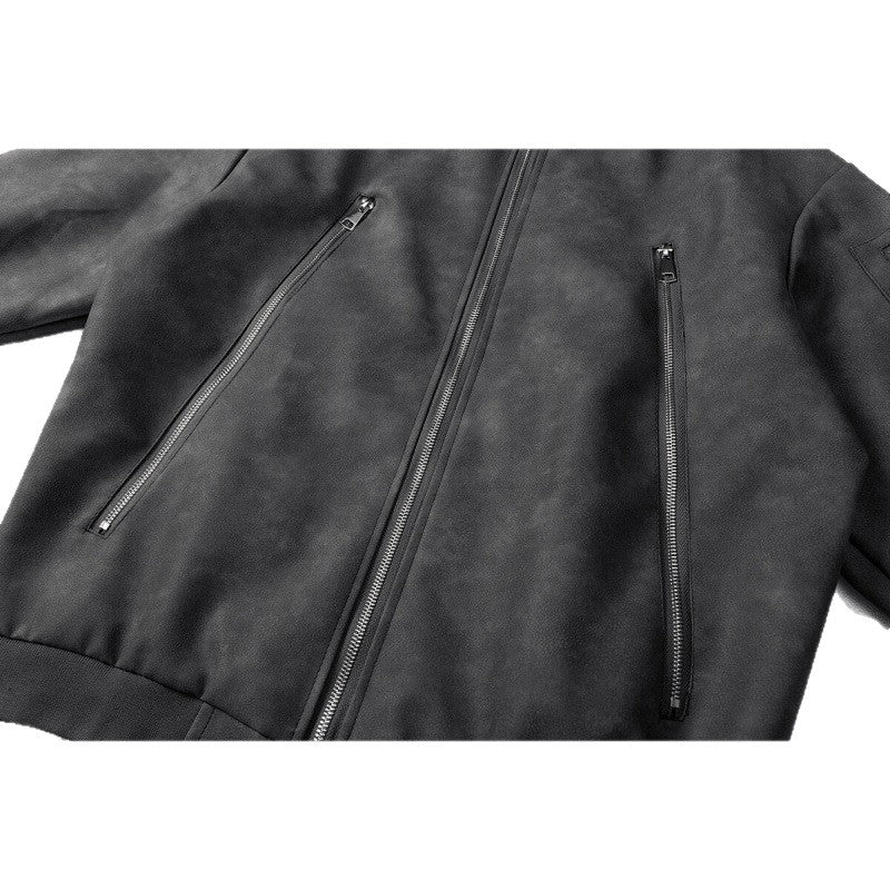 Men's transitional jacket with innovative design and multifunctional zippered pockets Skorter