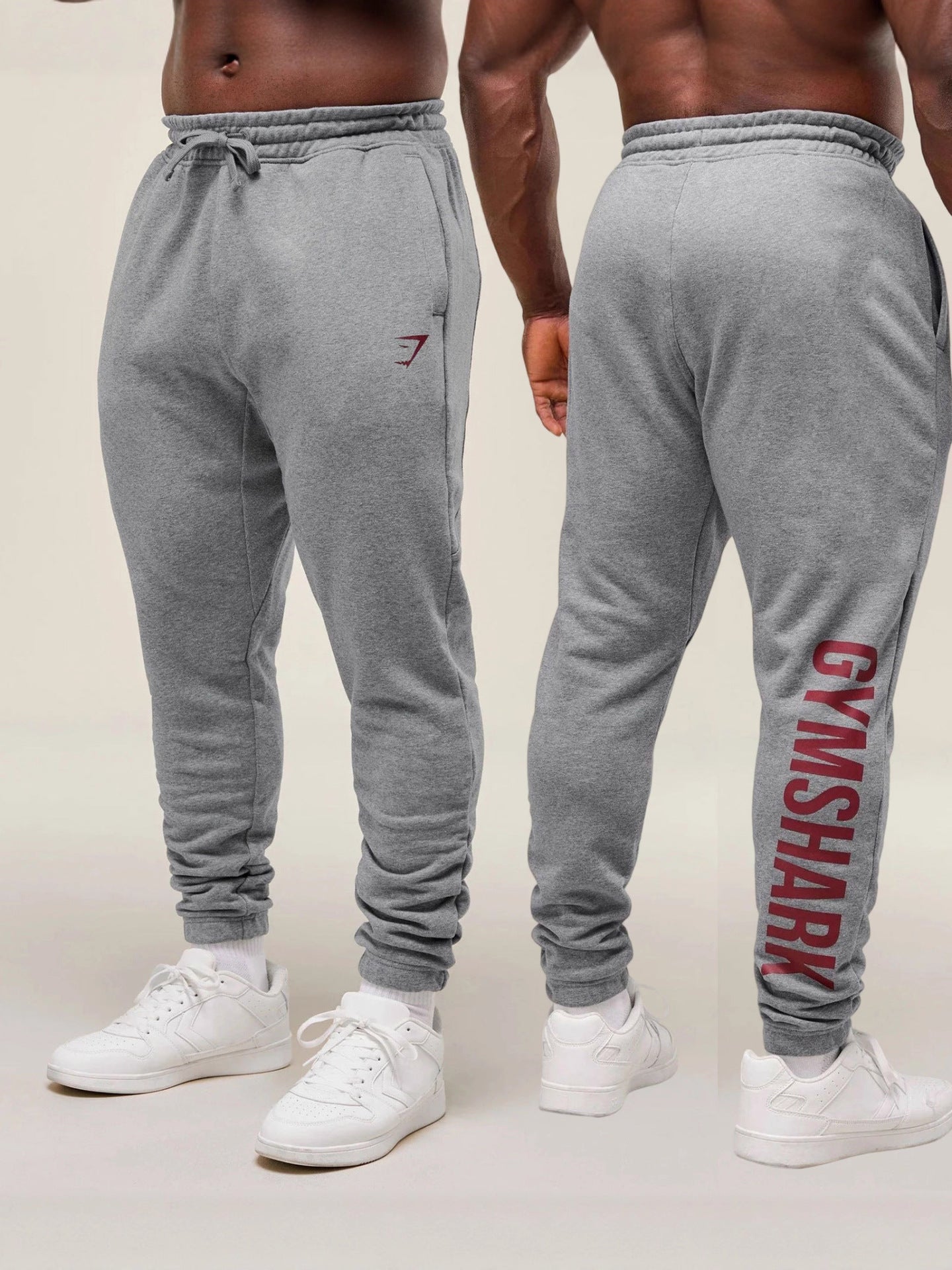 Men's Sporty Sweatpants with Elastic Waistband and Breathable Material Skorter