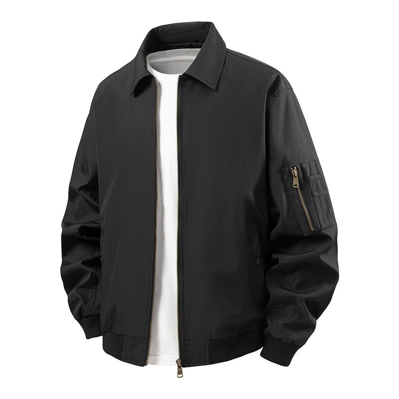 Men's sporty bomber jacket with practical zip pockets Skorter