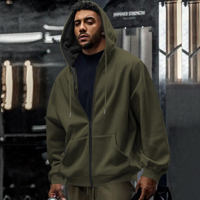 Men's zip hoodie with comfortable pockets and soft inner lining Skorter