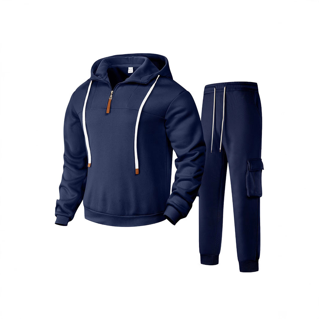 Men's sporty tracksuit with modern zipper and practical pockets Skorter