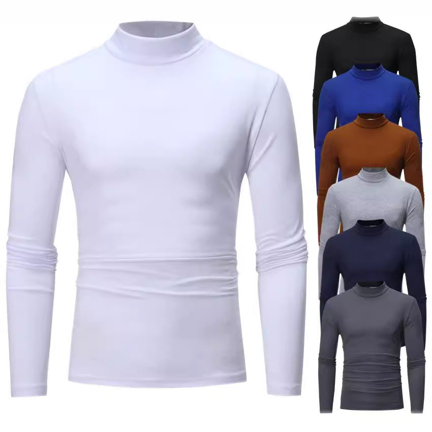 Men's turtleneck sweater made of soft jersey Skorter