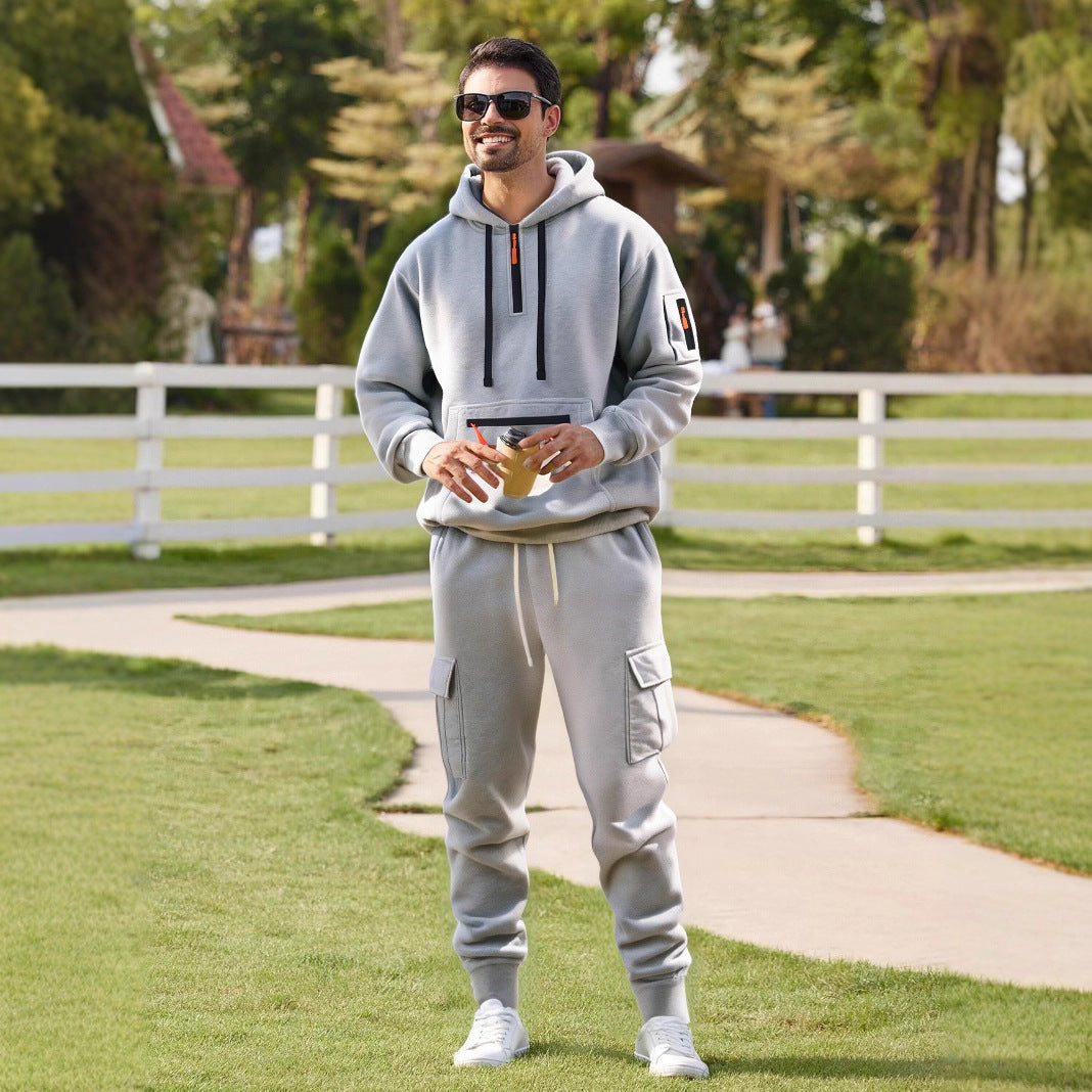 Men's tracksuit with practical pocket design Skorter
