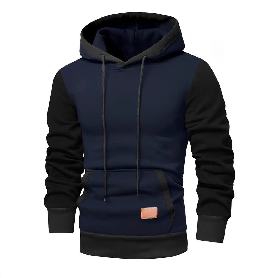 Men's stylish hoodie with practical pockets and contrasting design Skorter