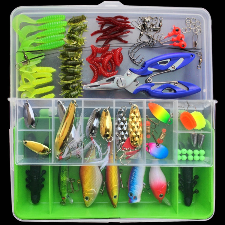 Skorter | 101 PCS Fishing Bait Lure Kit Fishing Tackle (Green)