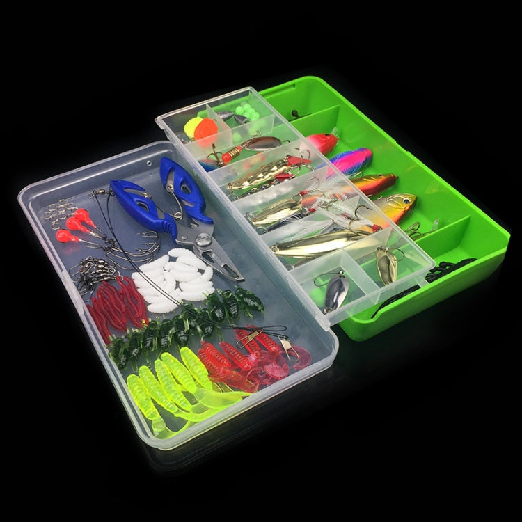 Skorter | 101 PCS Fishing Bait Lure Kit Fishing Tackle (Green)