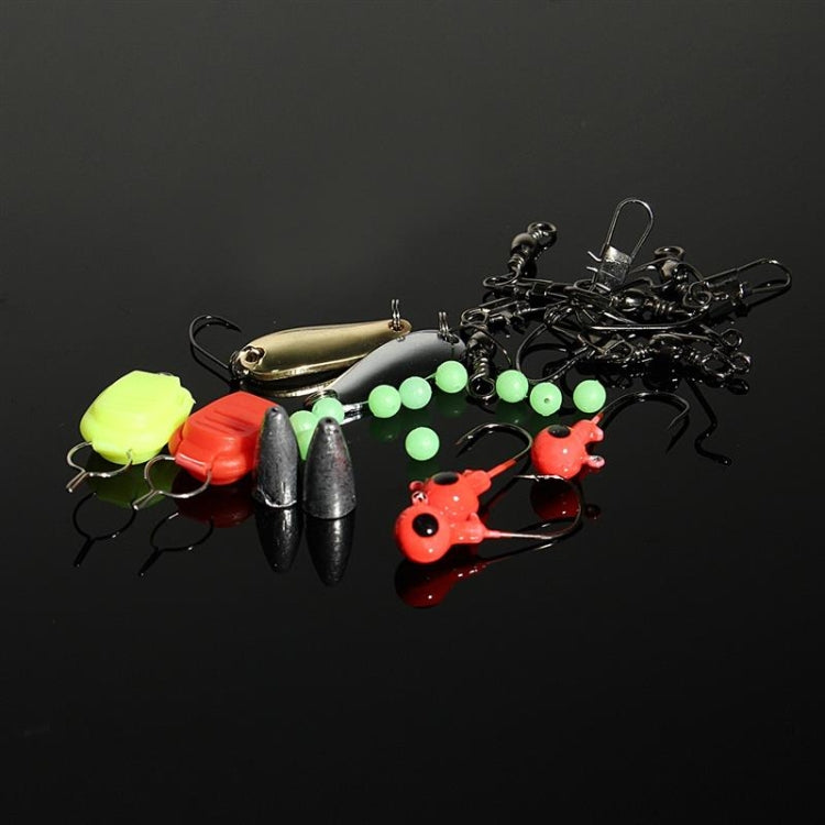 Skorter | 101 PCS Fishing Bait Lure Kit Fishing Tackle (White)