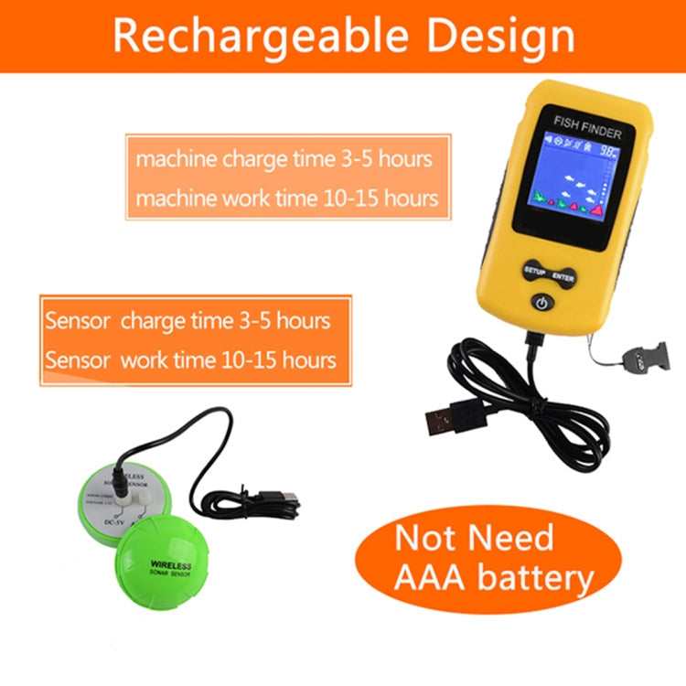 Skorter | TL86 Portable Wireless Color Screen Fishing Device Fishfinder