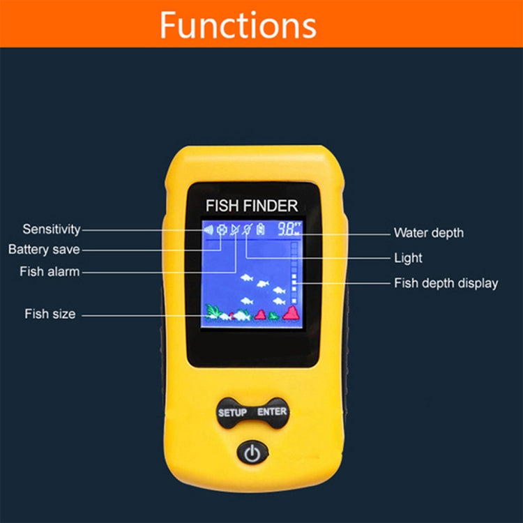 Skorter | TL86 Portable Wireless Color Screen Fishing Device Fishfinder