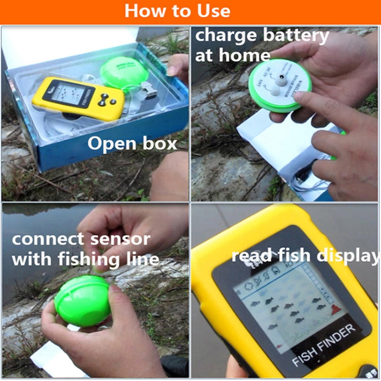 Skorter | TL86 Portable Wireless Color Screen Fishing Device Fishfinder