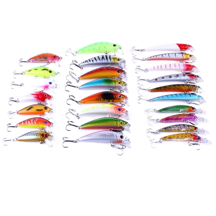 Skorter | HENGJIA 26 PCS Minnow Fishing Lure Set 4 Models Fishing Tackle Plastic Hard Bait