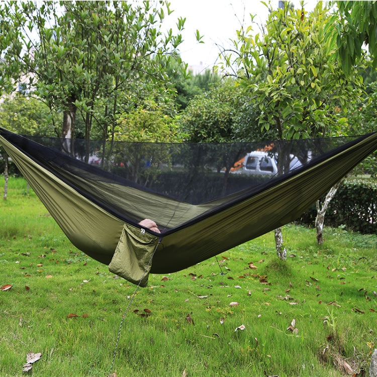 Skorter | Portable Outdoor Parachute Hammock with Mosquito Nets (Army Green)