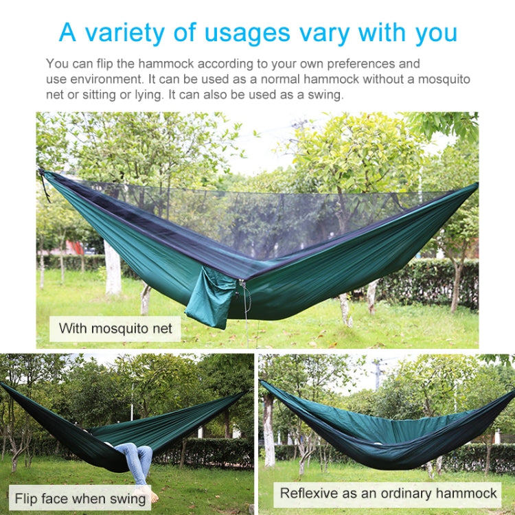 Skorter | Portable Outdoor Parachute Hammock with Mosquito Nets (Army Green)