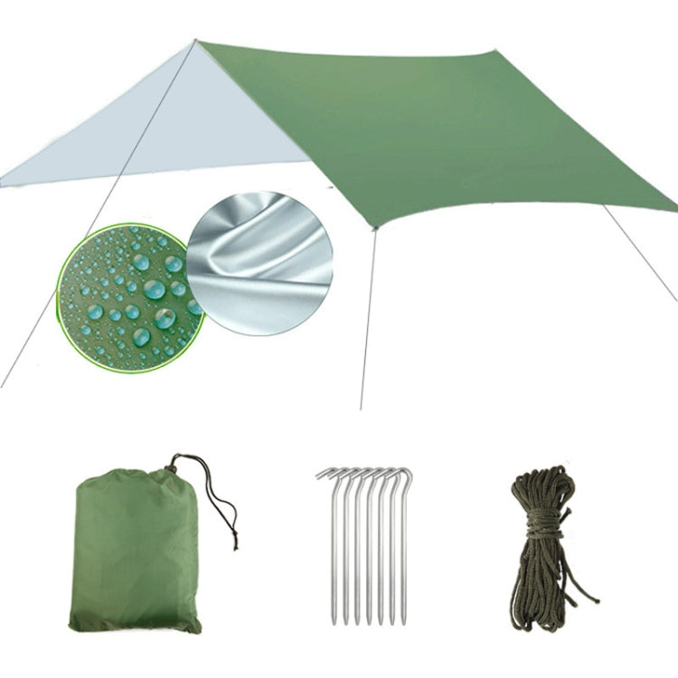 Skorter | Multi-function Outdoor Waterproof Sunscreen Beach Awning Tent Sun Shelter Pergola (Army Green)