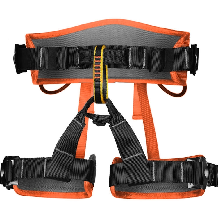 Skorter | XINDA XDA9516 Outdoor Rock Climbing Polyester High-strength Wire Adjustable Downhill Whole Body Safety Belt(Orange)