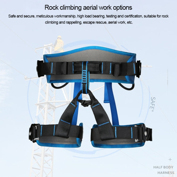 Skorter | XINDA XDA9516 Outdoor Rock Climbing Polyester High-strength Wire Adjustable Downhill Whole Body Safety Belt(Orange)
