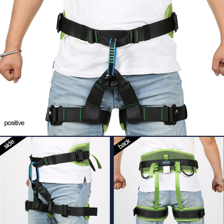 Skorter | XINDA XDA9516 Outdoor Rock Climbing Polyester High-strength Wire Adjustable Downhill Whole Body Safety Belt(Orange)