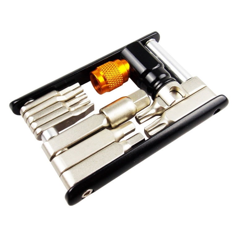 Skorter | BIKERSAY BT037 14 in 1 Folding Screwdriver Hexagon Wrench Allen Key CO2 Gas Nozzle Tool Kits