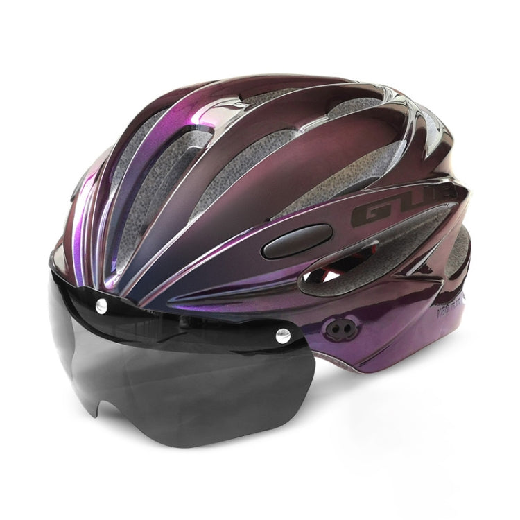 Skorter | GUB K80 Plus Bike Helmet With Visor And Goggles(Gradient Purple)