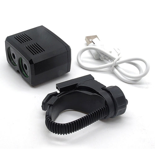Skorter | Y15 2 x XPG2 500LM USB Charging LED Bike Headlight Front Lamp with 5 Modes