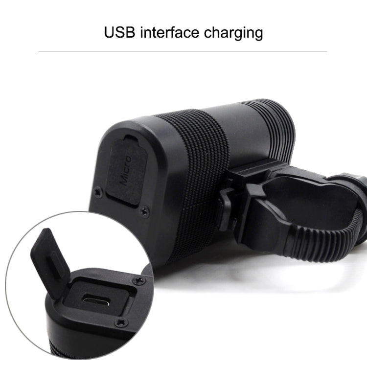 Skorter | Y12 Bike LED Headlight Front Lamp 2 x XPE LEDs 350LM USB Charging Bicycle Headlight with 5 Modes