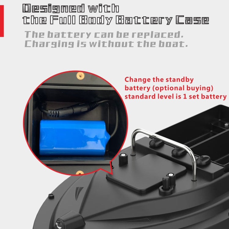 Skorter | D16C Outdoor Remote Control Double Motors Bait Fishing Boat, EU Plug