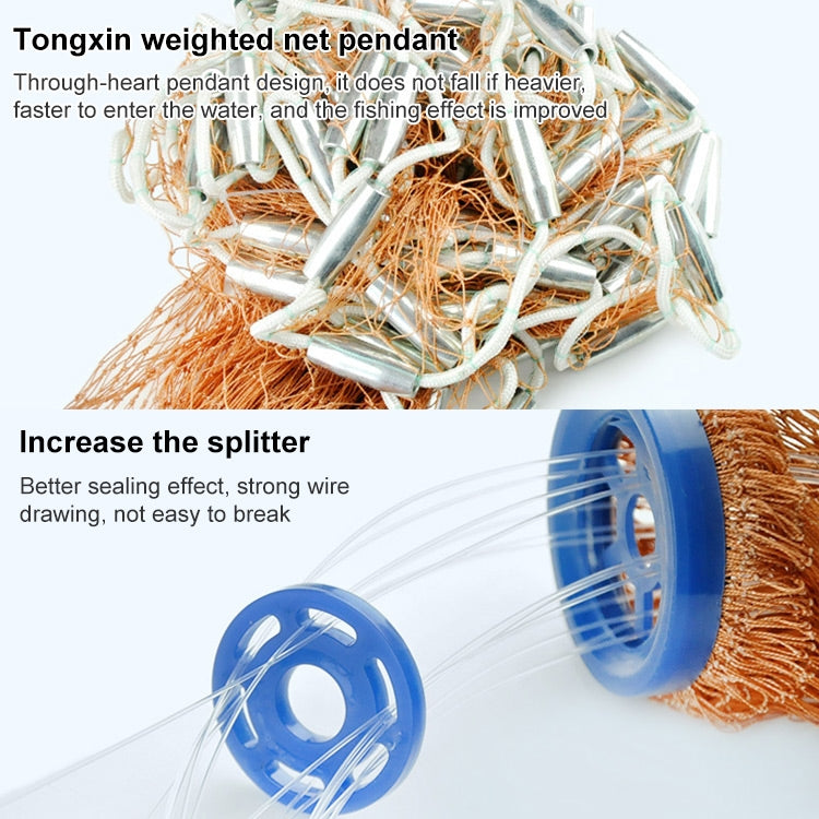 Skorter | 360 Flying Disc Monofilament Fishing Net, Height: 1.8m