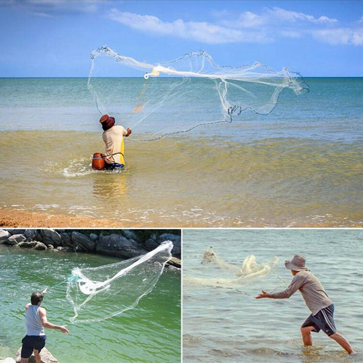 Skorter | 360 Help Throw Monofilament Fishing Net, Height: 1.8m