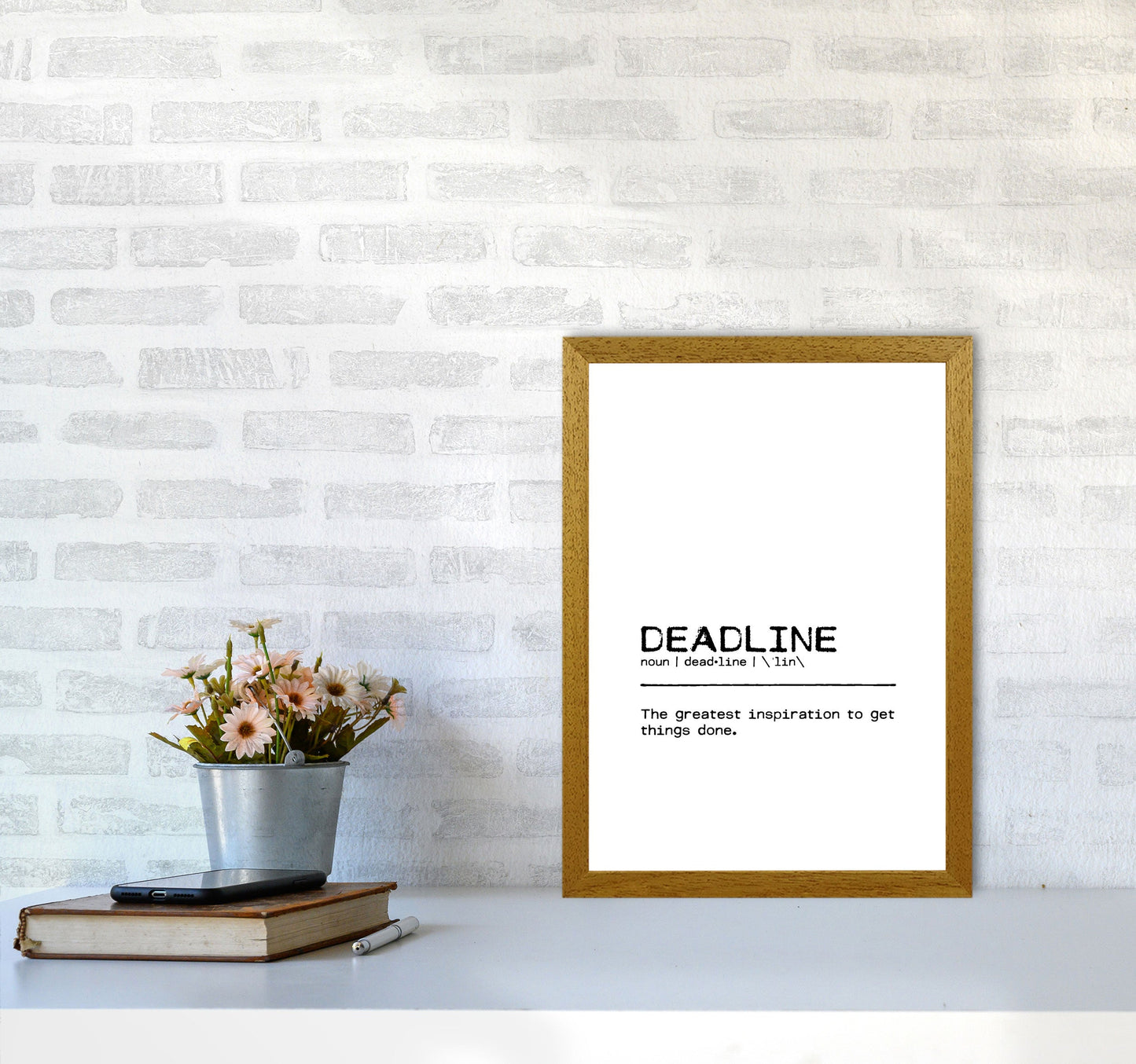 Skorter | Frist Inspiration Definition Quote Print By Orara Studio