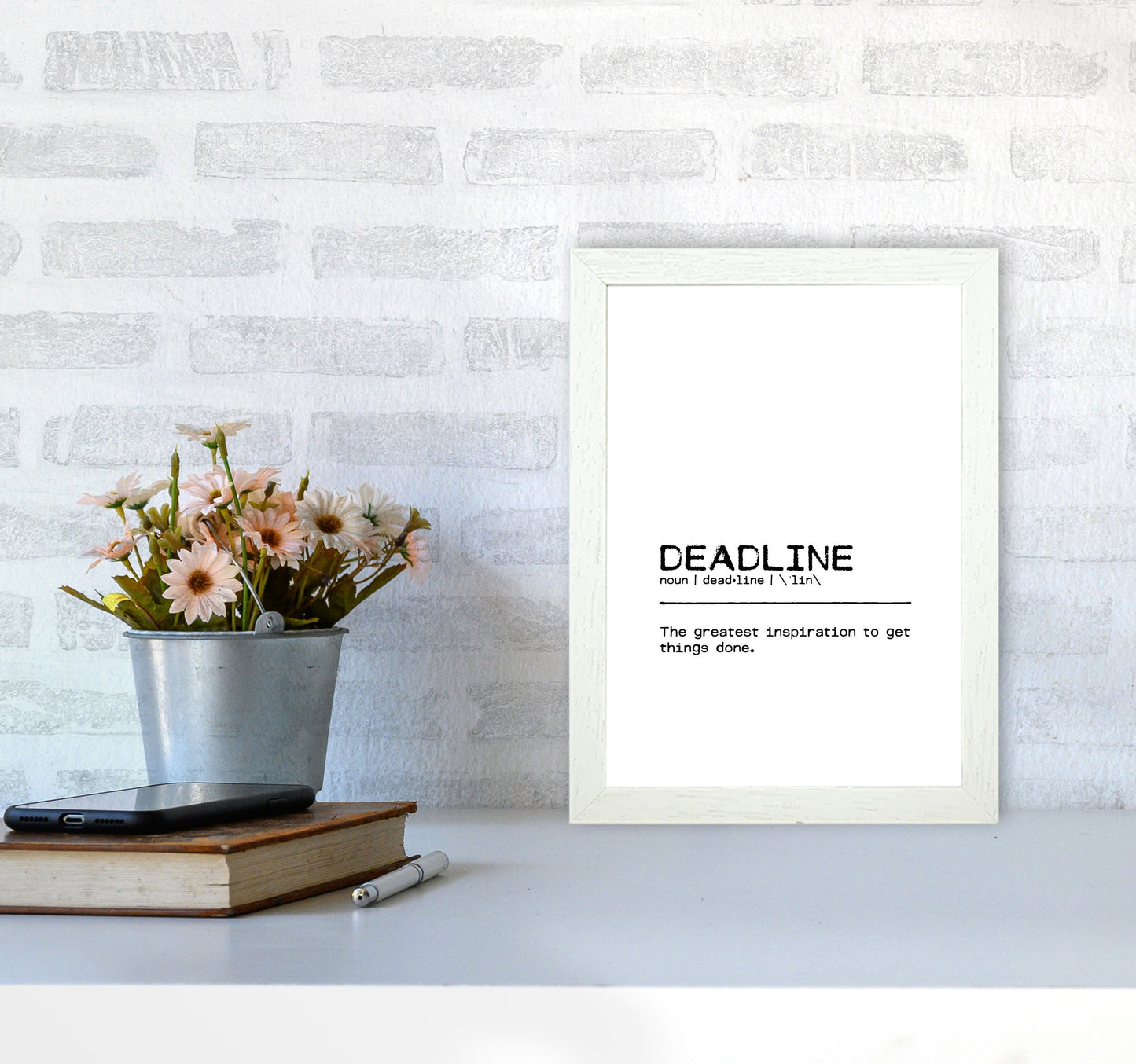 Skorter | Frist Inspiration Definition Quote Print By Orara Studio