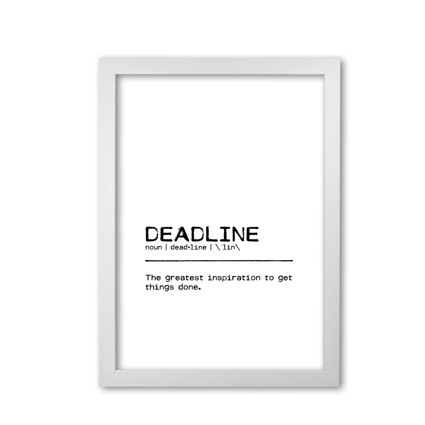 Skorter | Frist Inspiration Definition Quote Print By Orara Studio