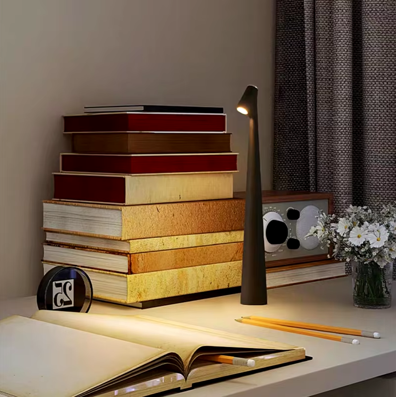 Skorter | LumiLux Portable Touch LED Lamp – Rechargeable, Dimmable and Slim Design