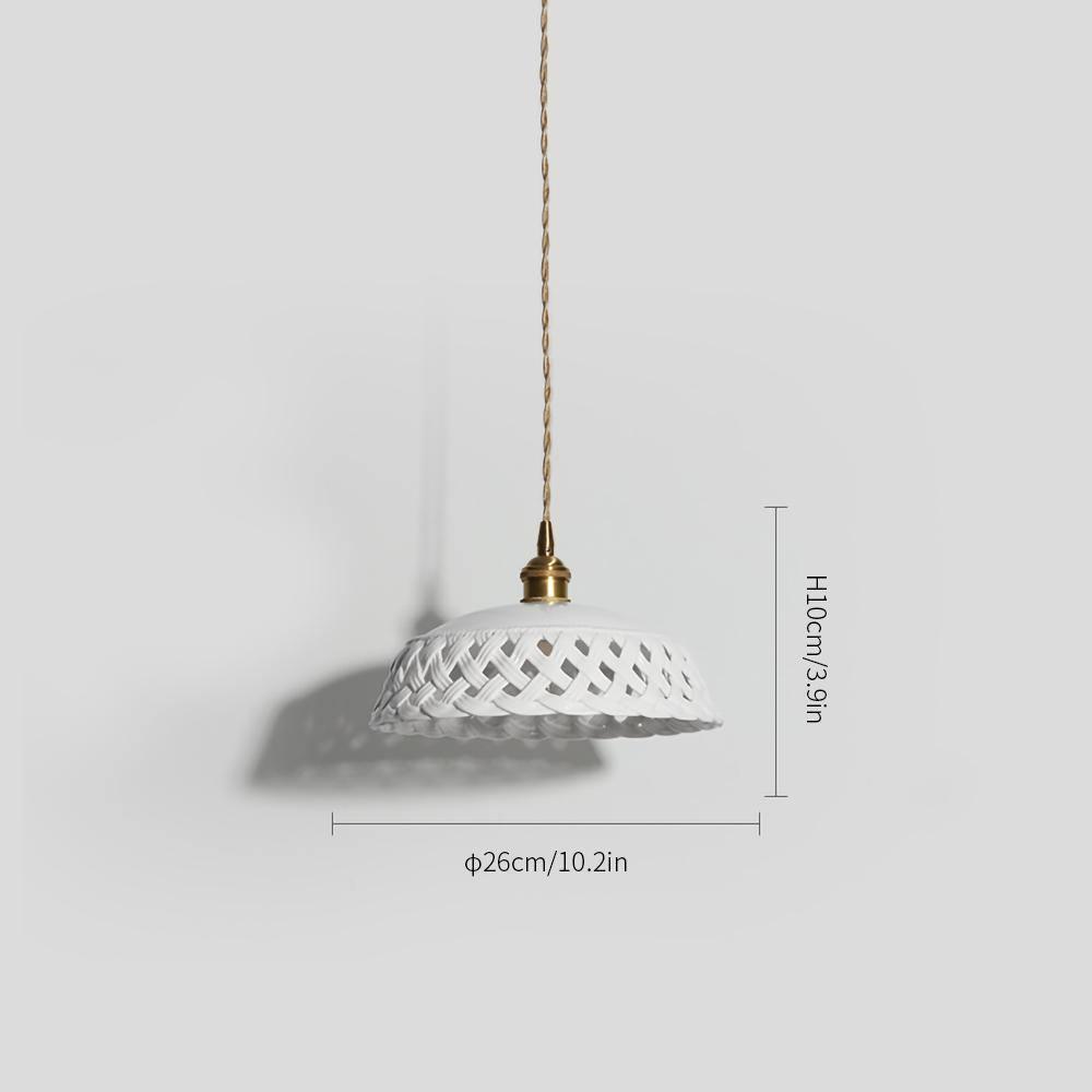 Skorter | Open work Ceramic Pendant Lamp