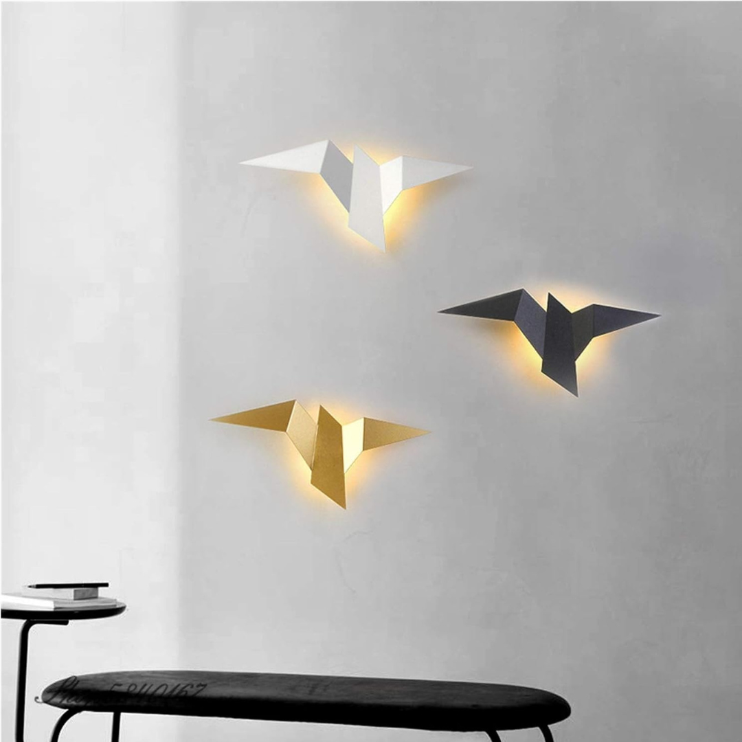 Skorter | Origami Wall Lamp – Unique Wall Lighting in Japanese Style for Living Room and Bedroom