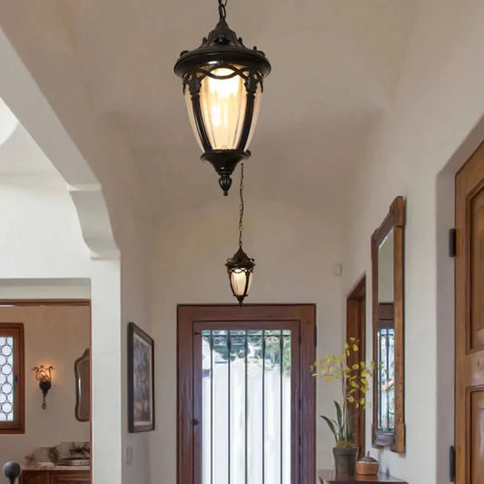 Skorter | Retro Metal Glass Pendant Lamp for Home Lighting
