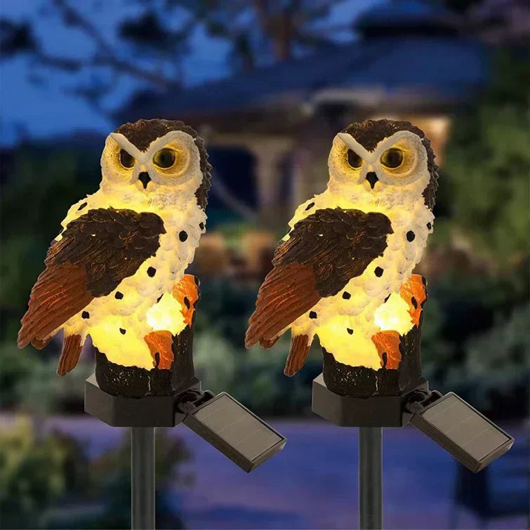 Skorter | SolarOwl - LED Garden Lighting on Solar Energy with Owl Design – Decorative Outdoor Lighting