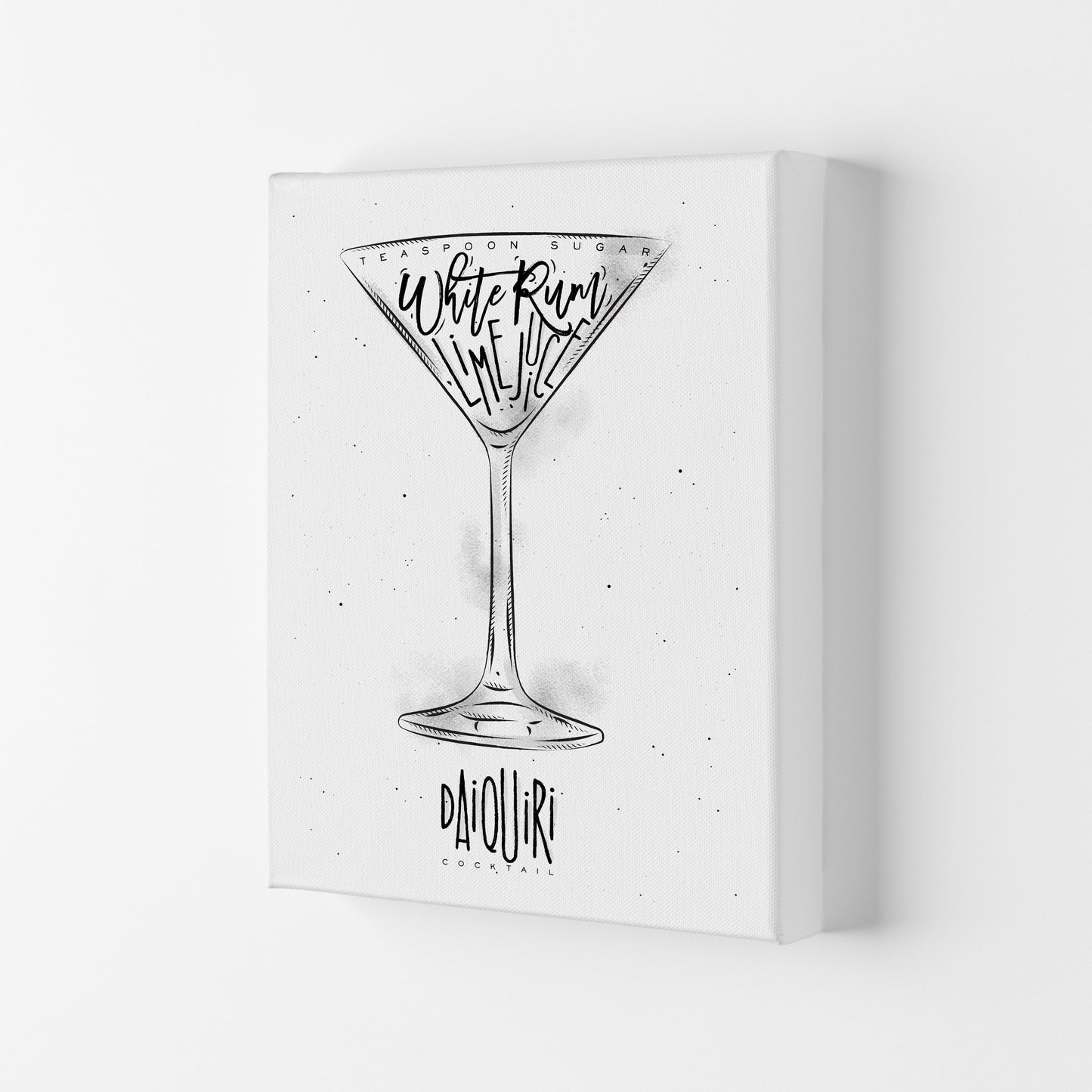 Skorter | Daiquiri Cocktail Modern Print, Framed Kitchen Wall Art