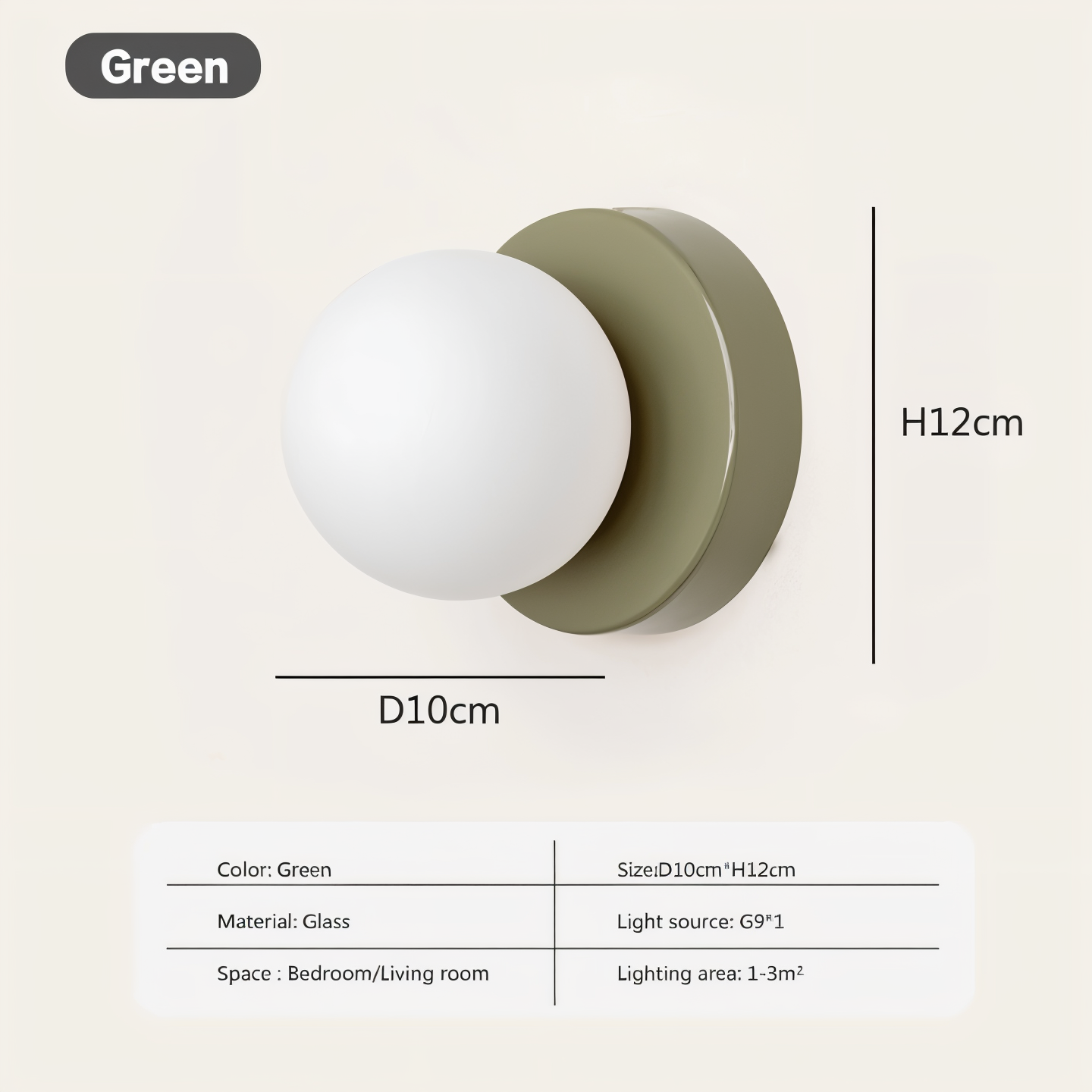 Skorter | PearlPop Wall Light – White Glass Orb LED Wall Sconce for Modern Interiors