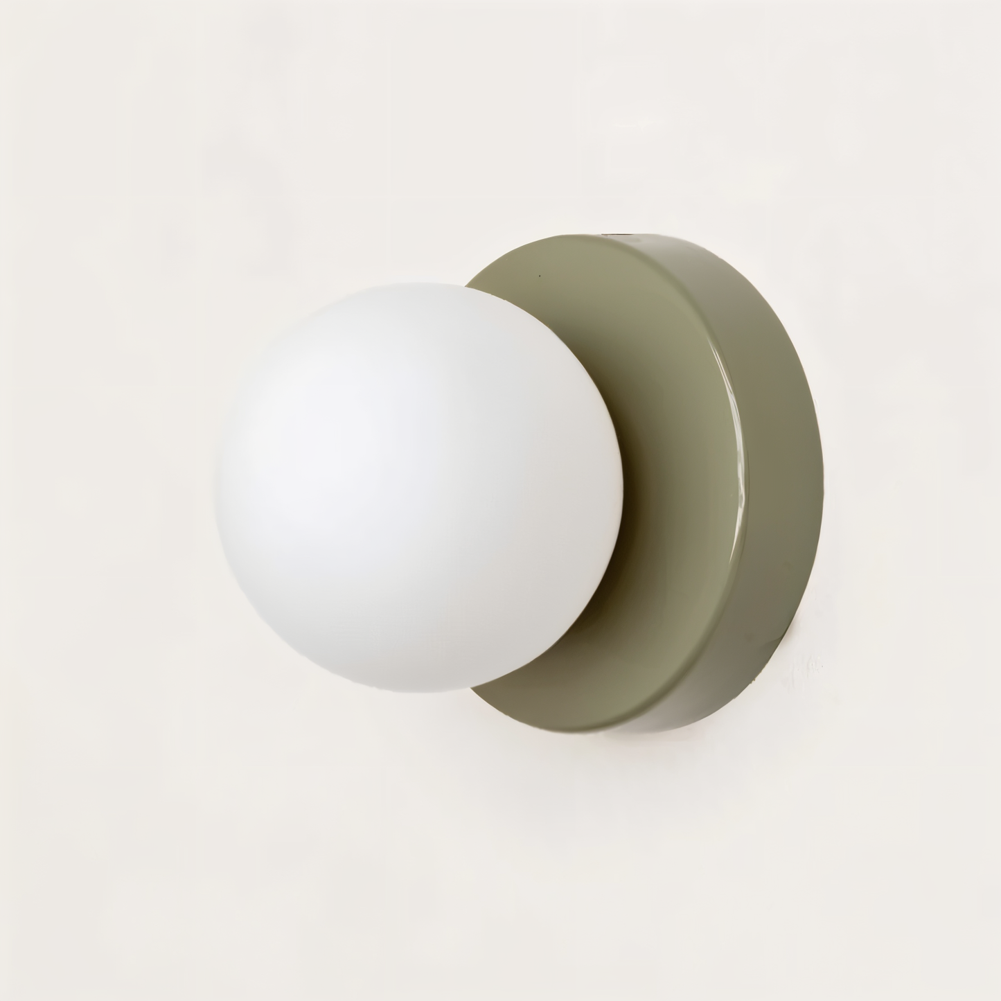 Skorter | PearlPop Wall Light – White Glass Orb LED Wall Sconce for Modern Interiors