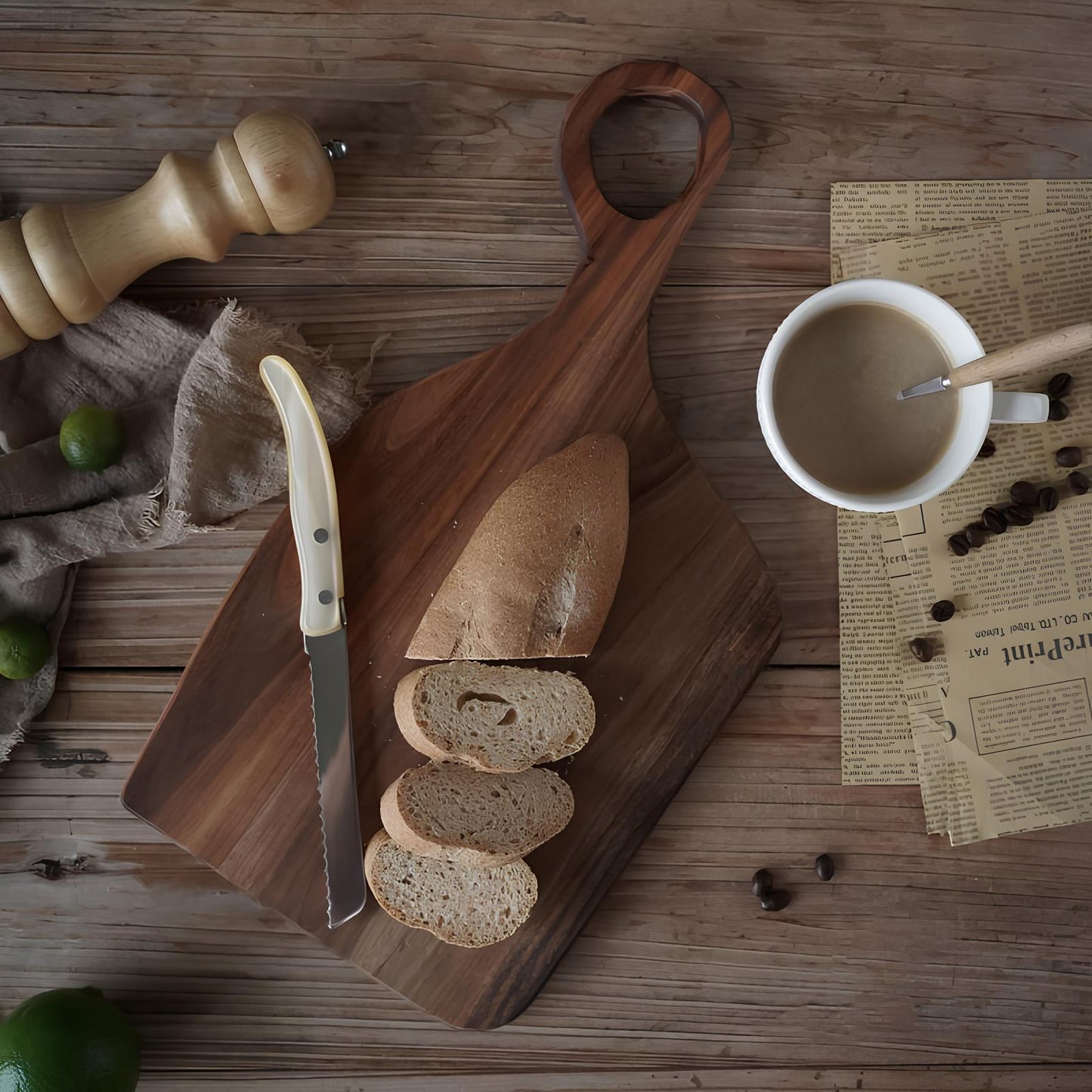 Skorter to cut in acacia wood