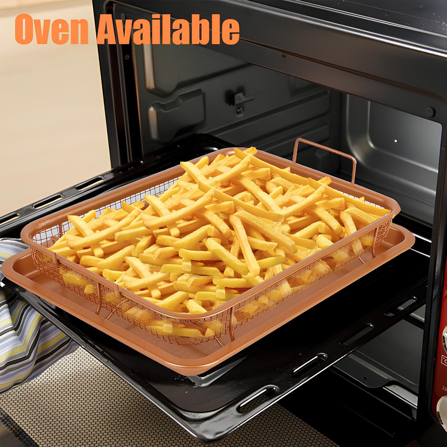 Skorter for Versatile Nonstick Cooking with Basket
