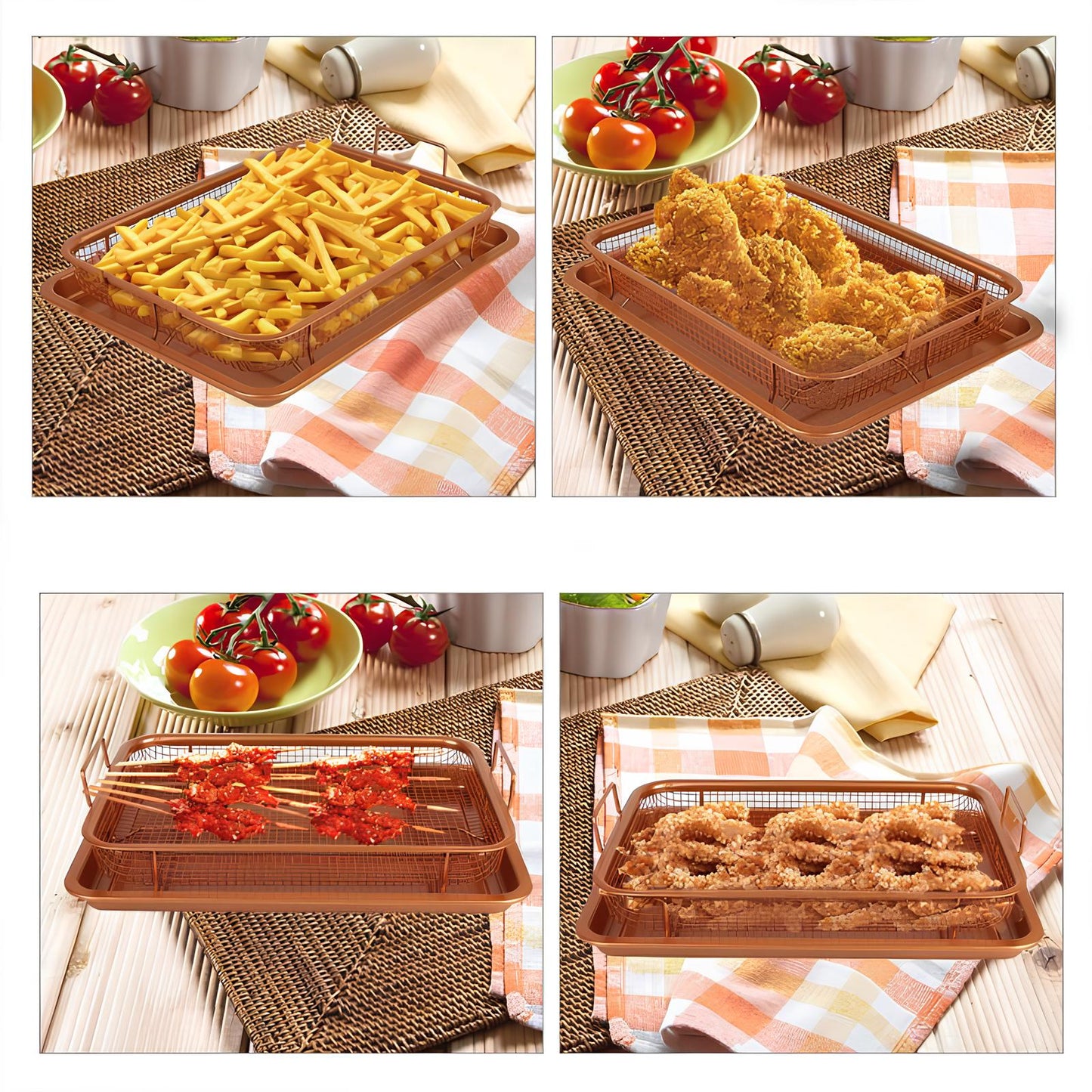 Skorter for Versatile Nonstick Cooking with Basket
