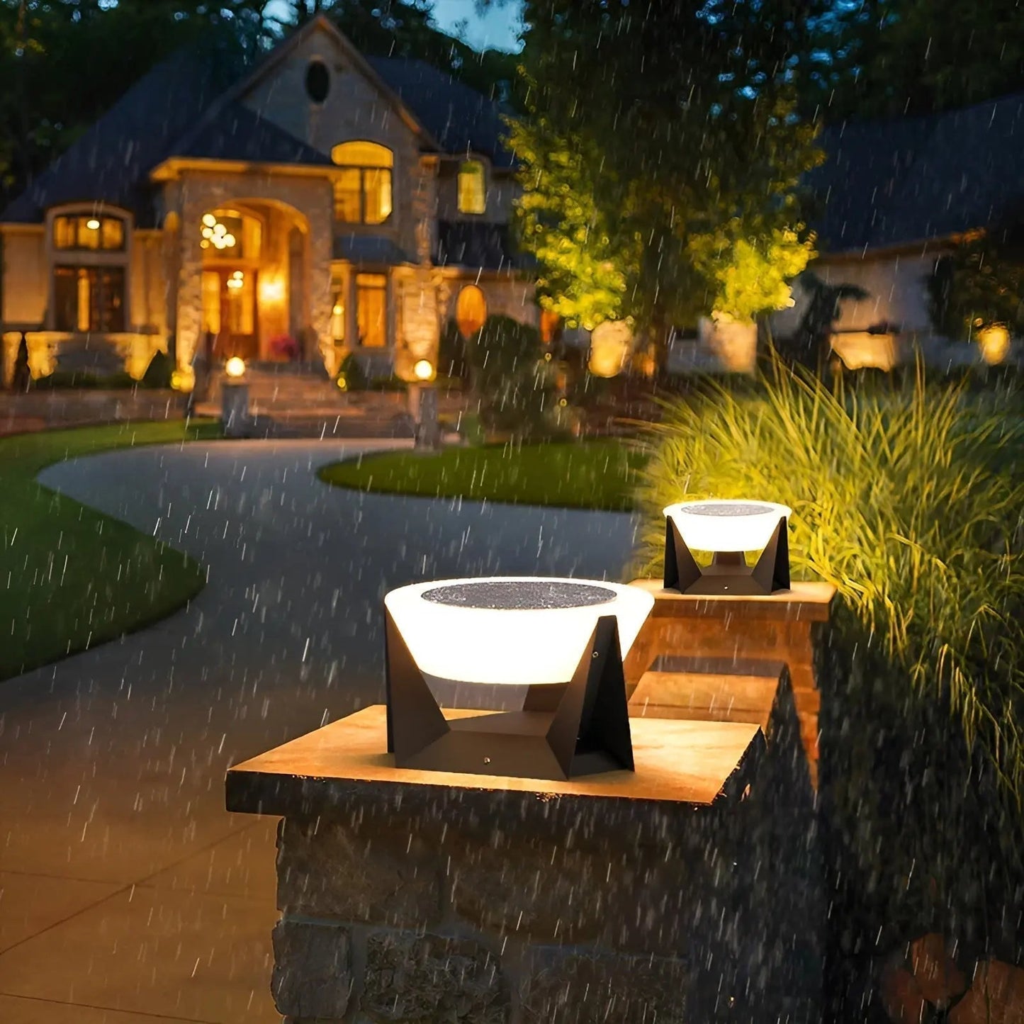 Skorter | ZenGlow Solar Garden Light in Japanese Style