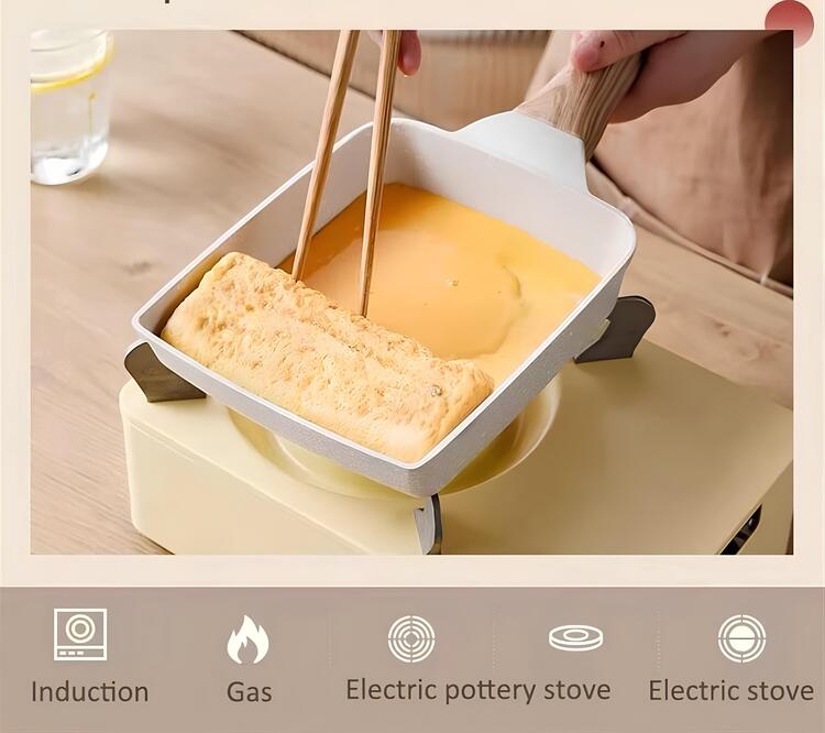 Skorter for tamagoyaki omelette with non-stick coating