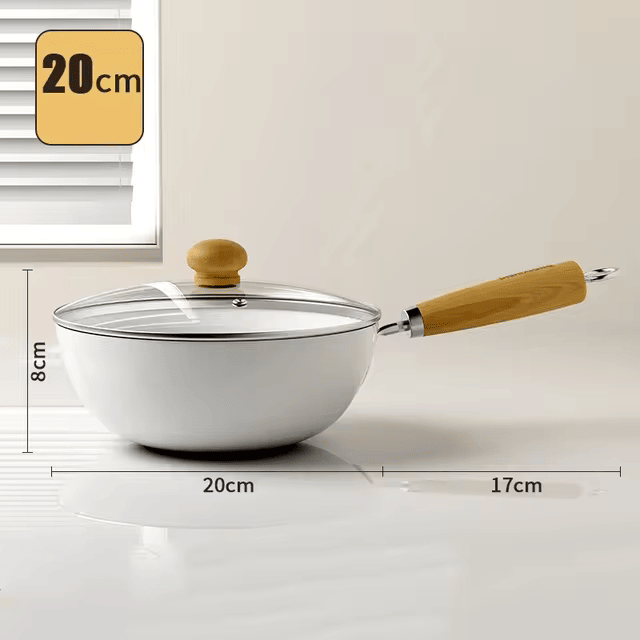 Skorter ceramic with lid for all heat sources
