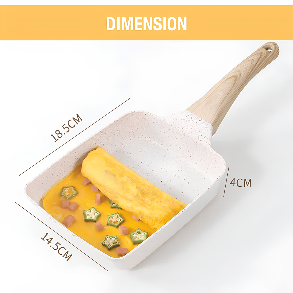 Skorter for tamagoyaki omelette with non-stick coating