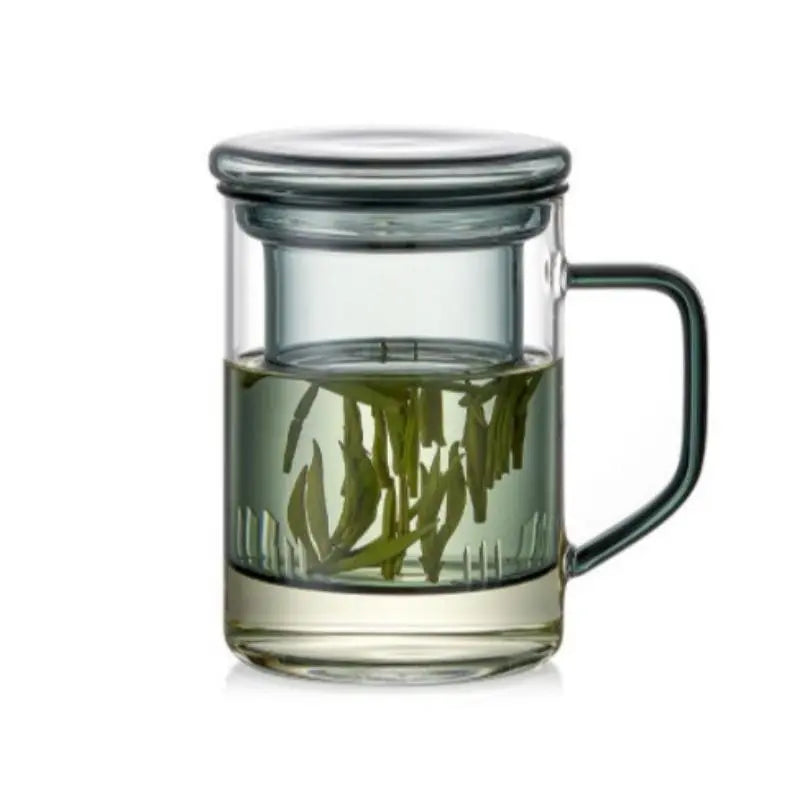 Skorter glass tea cup with infuser 400ml