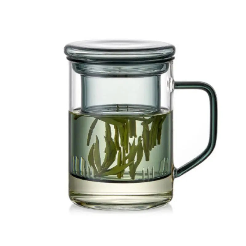 Skorter glass tea cup with infuser 400ml